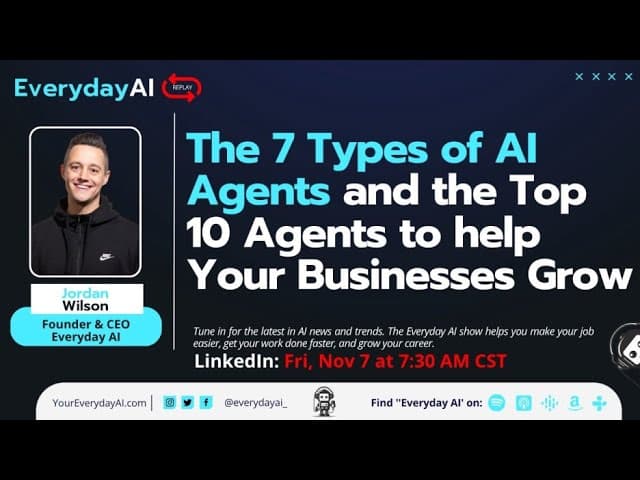 The 7 Types of AI Agents and the 10 Top Agents for Businesses to Grow