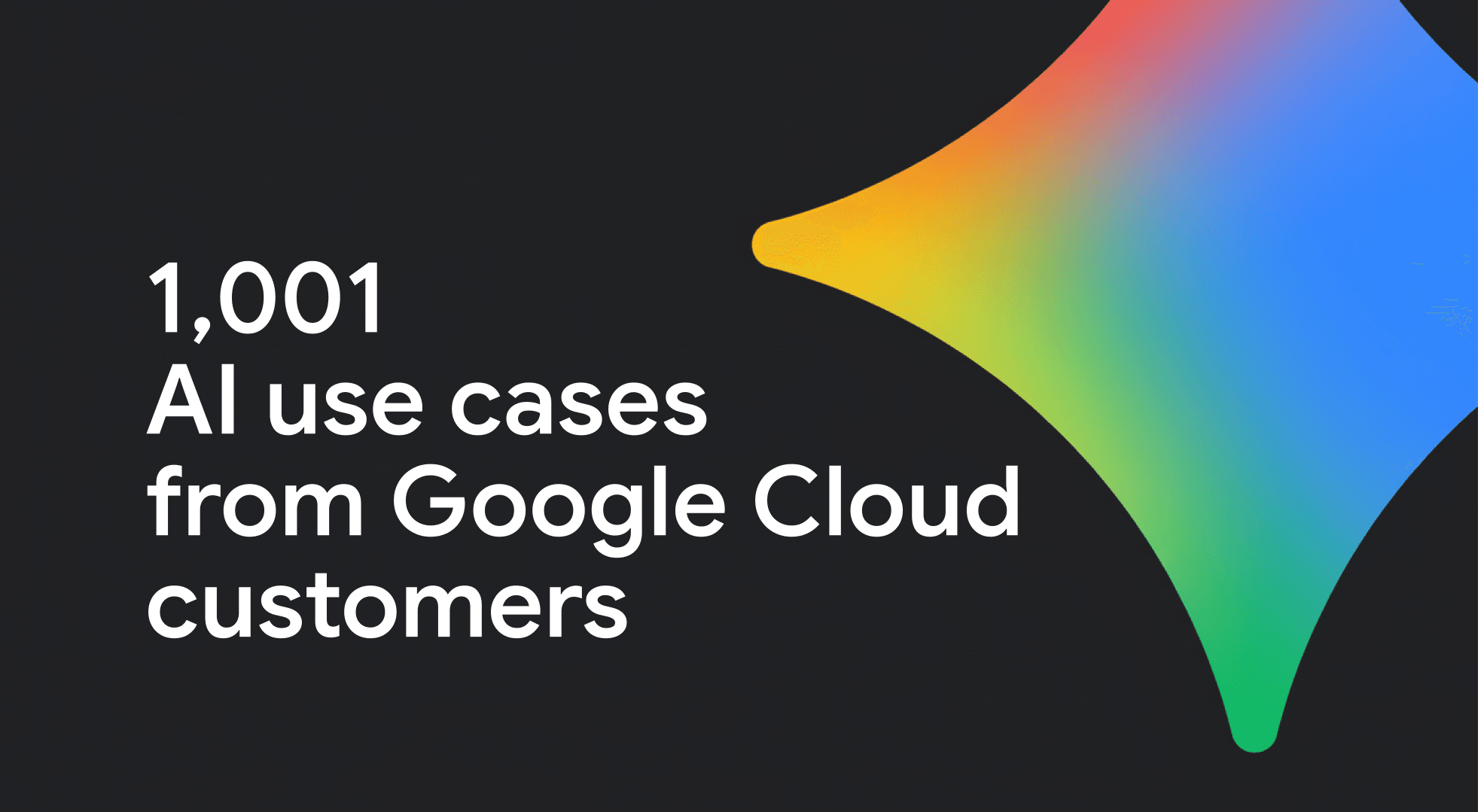 1,001 real-world gen AI use cases from the world's leading organizations | Google Cloud Blog